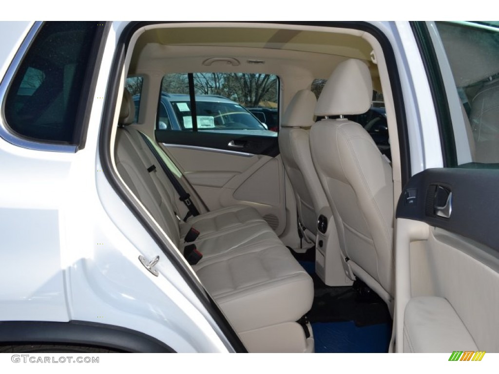 Beige Interior 2013 Volkswagen Tiguan SEL Photo #76988166