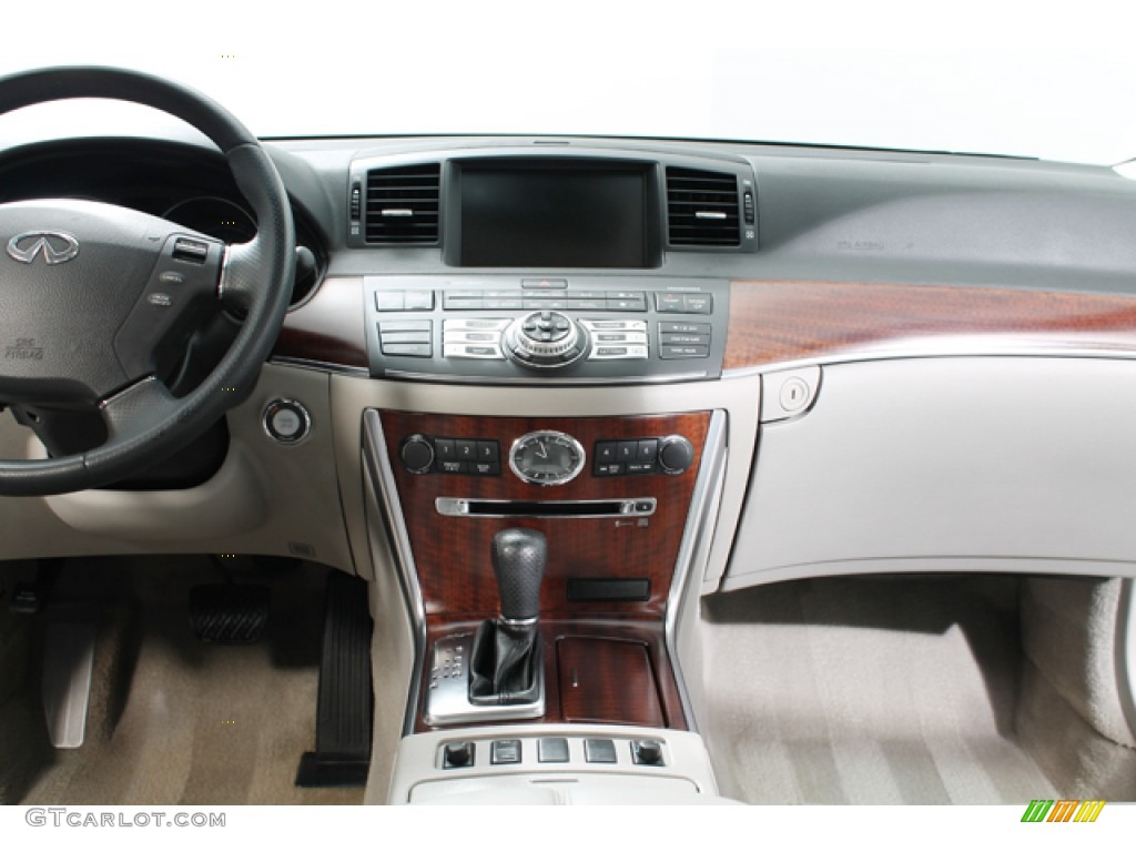 2010 Infiniti M 35x AWD Sedan Graphite Dashboard Photo #76988178