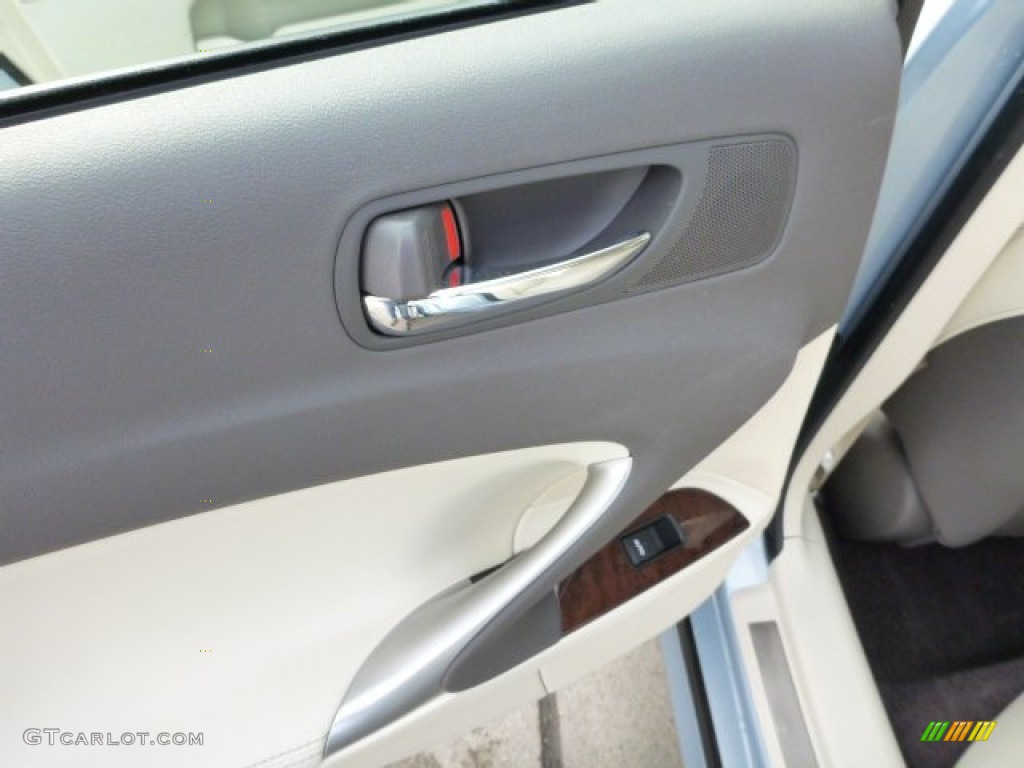 2012 IS 250 AWD - Cerulean Blue / Ecru photo #13