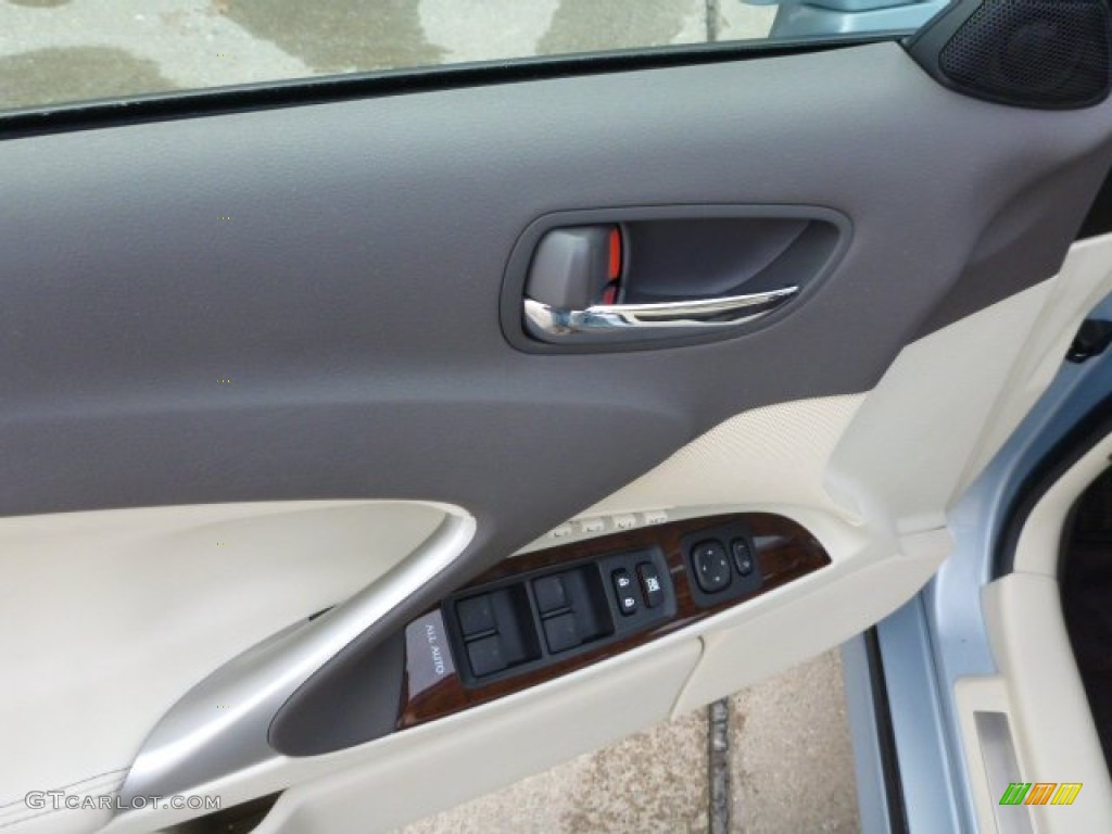 2012 IS 250 AWD - Cerulean Blue / Ecru photo #14
