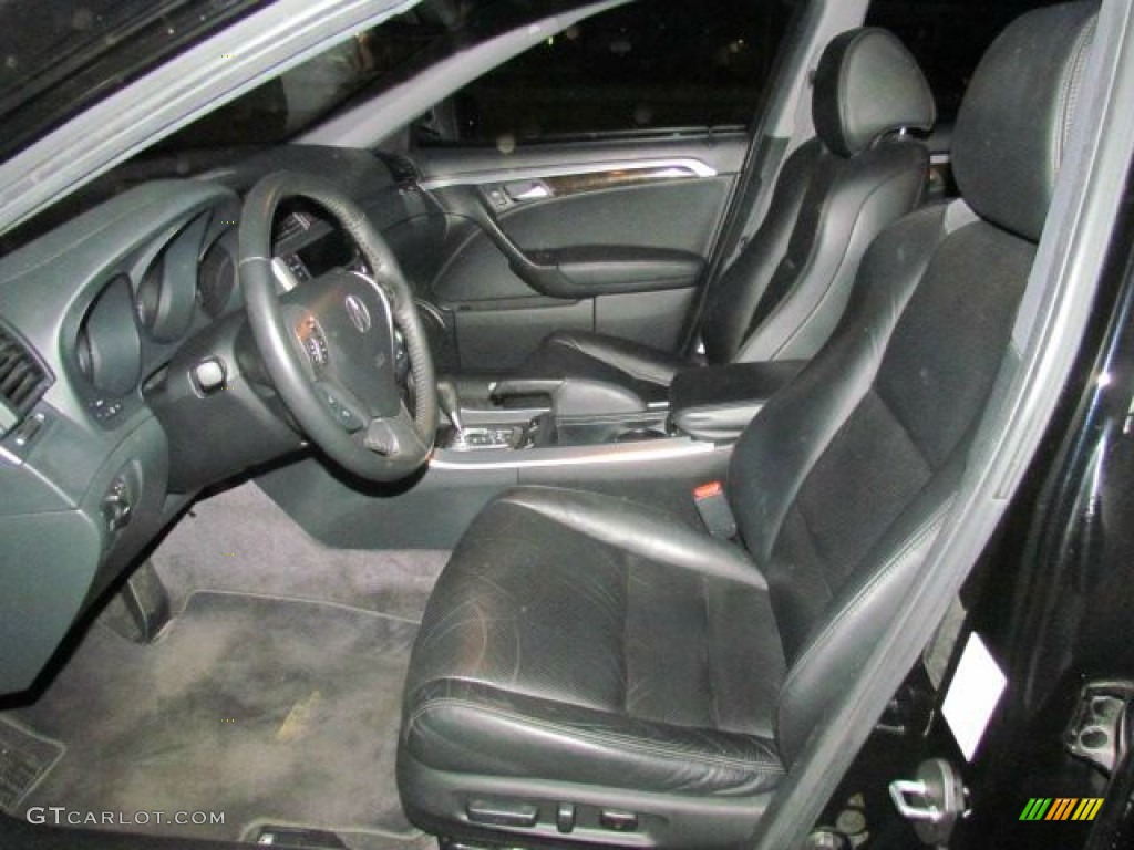 Ebony Interior 2008 Acura TL 3.2 Photo #76988405