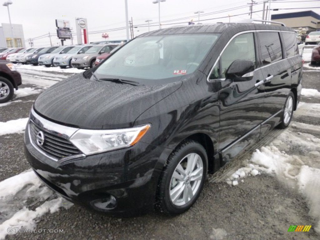 Super Black 2013 Nissan Quest 3.5 SL Exterior Photo #76989258