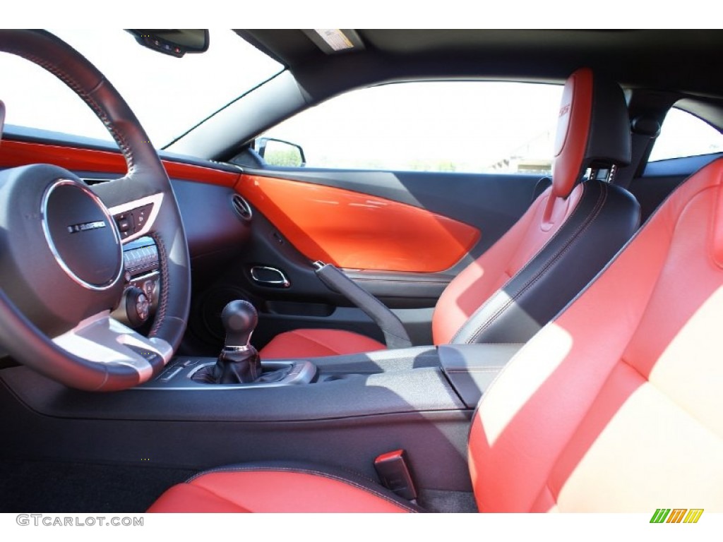 Inferno Orange/Black Interior 2011 Chevrolet Camaro SS/RS Coupe Photo #76989331