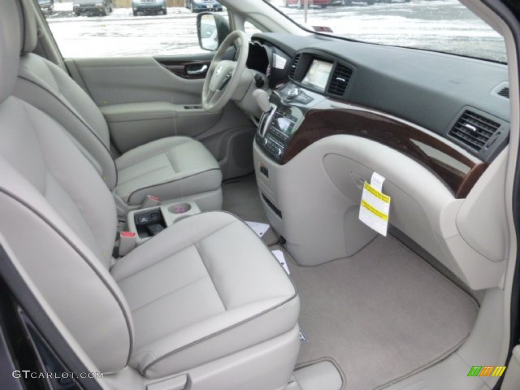 Gray Interior 2013 Nissan Quest 3.5 SL Photo #76989360
