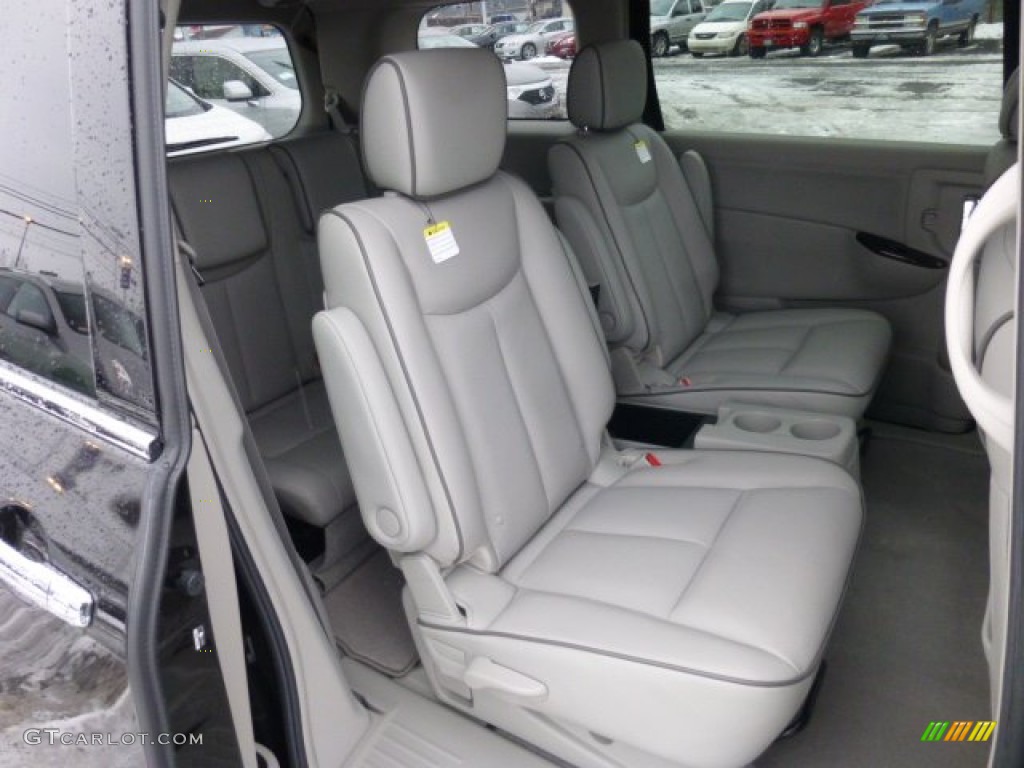 2013 Nissan Quest 3.5 SL Rear Seat Photo #76989400