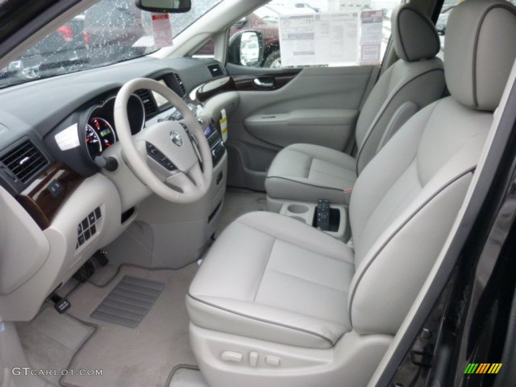 Gray Interior 2013 Nissan Quest 3.5 SL Photo #76989504