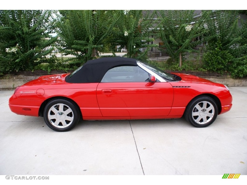 Torch Red 2002 Ford Thunderbird Premium Roadster Exterior Photo #76989660