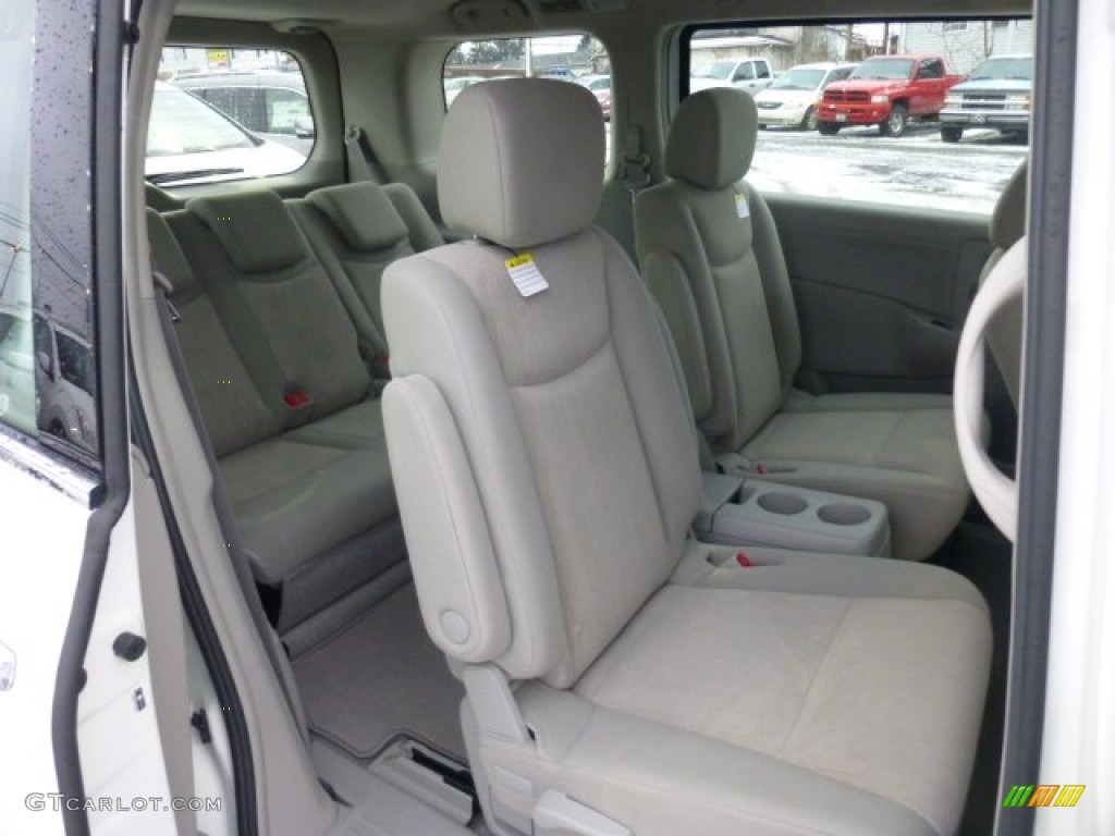 2013 Nissan Quest 3.5 S Rear Seat Photo #76989825