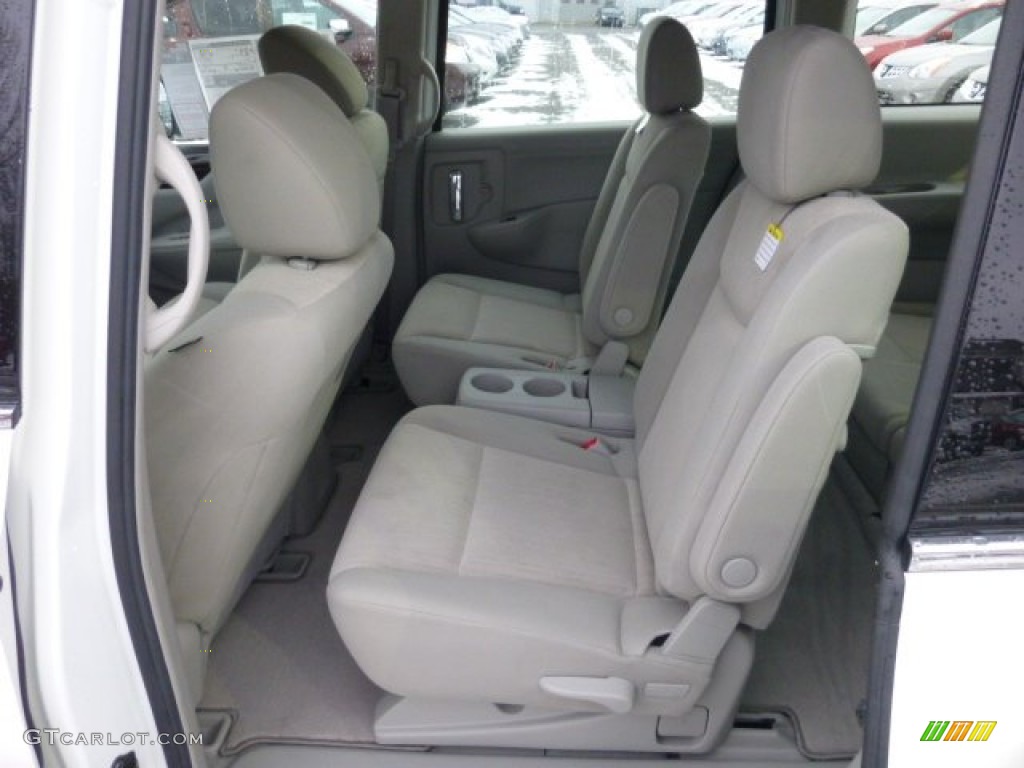 2013 Nissan Quest 3.5 S Rear Seat Photo #76989864