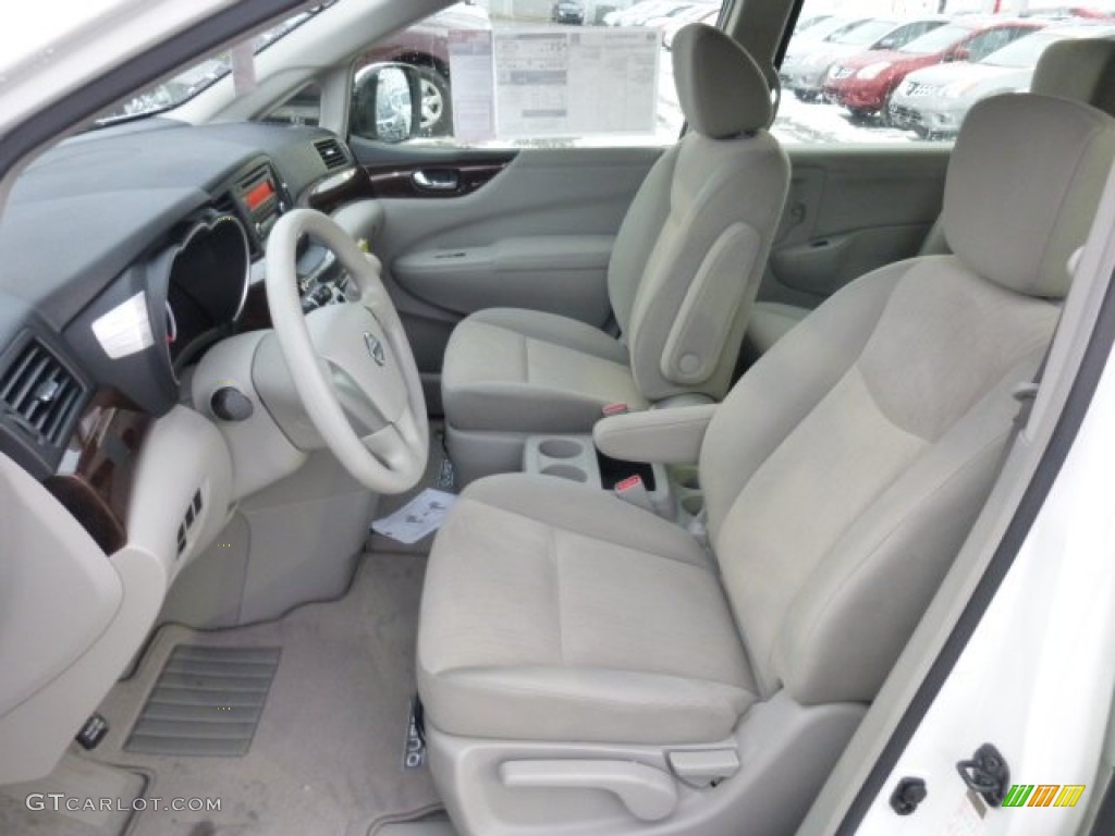 Gray Interior 2013 Nissan Quest 3.5 S Photo #76989903