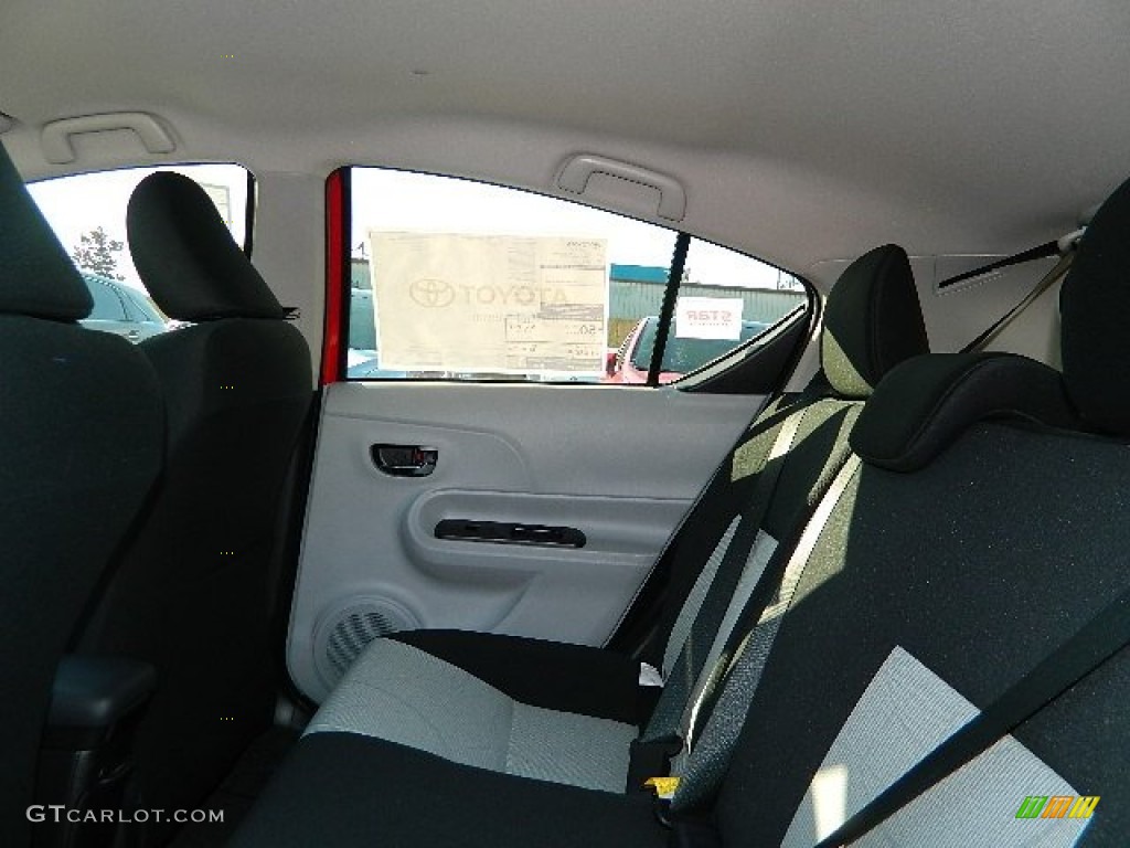 Light Blue Gray/Black Interior 2013 Toyota Prius c Hybrid Two Photo #76989915