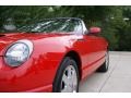 2002 Torch Red Ford Thunderbird Premium Roadster  photo #12