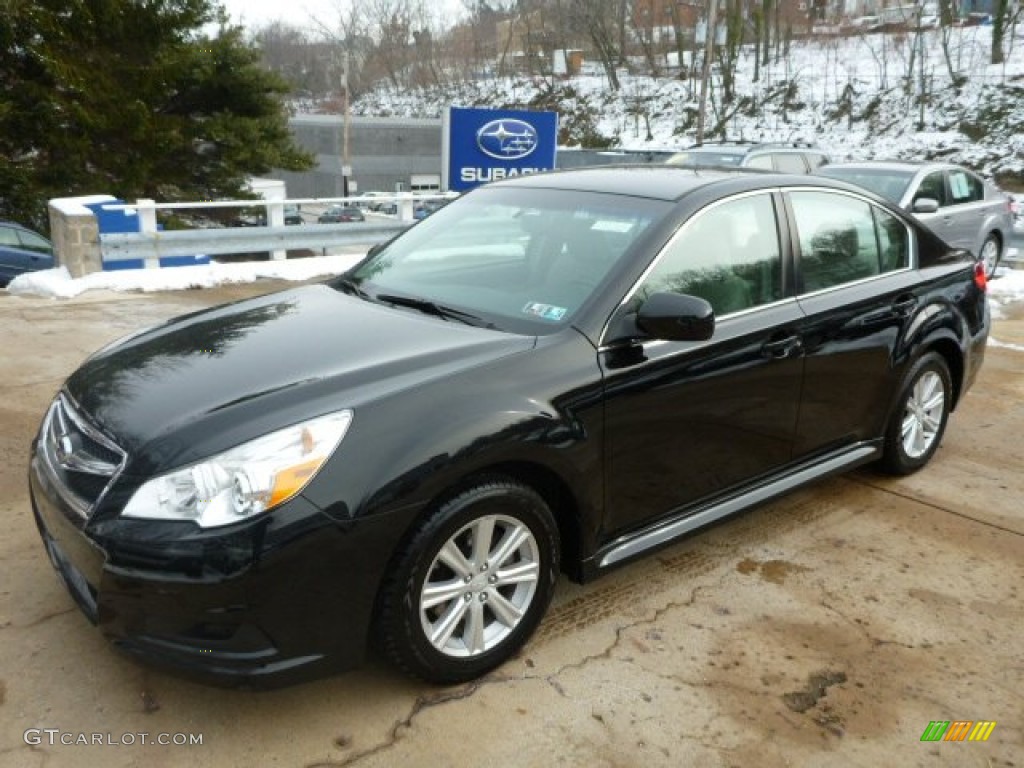 Crystal Black Silica 2010 Subaru Legacy 2.5i Premium Sedan Exterior Photo #76990382