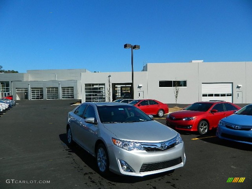 2013 Camry XLE - Classic Silver Metallic / Ash photo #1