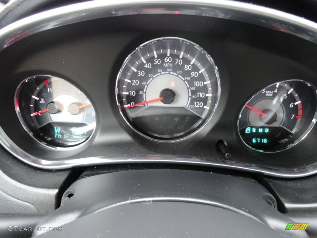 2012 Chrysler 200 Touring Sedan Gauges Photo #76990956