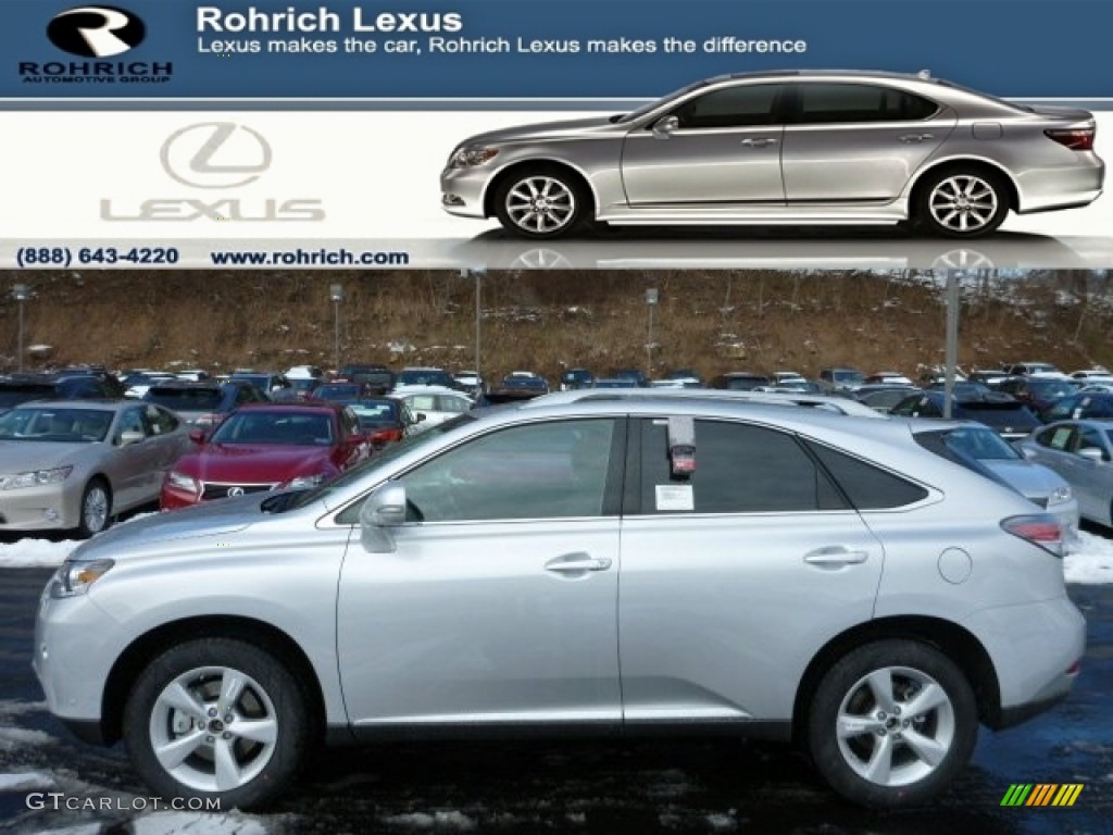 Silver Lining Metallic Lexus RX