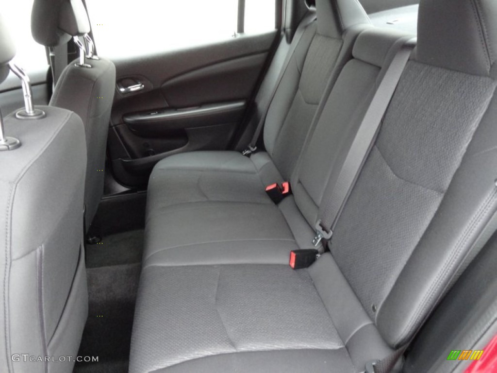 Black Interior 2012 Chrysler 200 Touring Sedan Photo #76991093