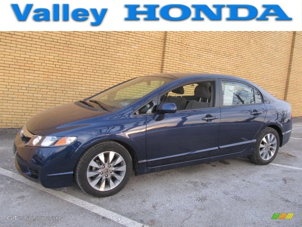 Royal Blue Pearl Honda Civic