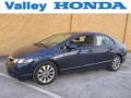 2010 Royal Blue Pearl Honda Civic EX Sedan  photo #1