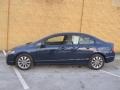 2010 Royal Blue Pearl Honda Civic EX Sedan  photo #2