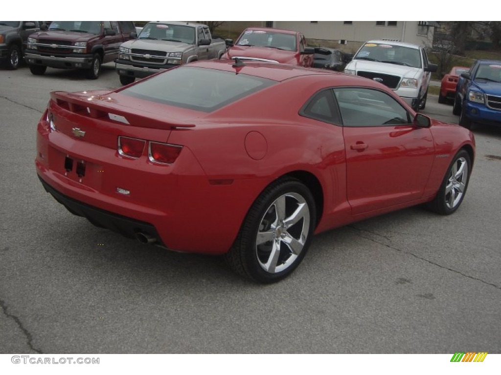 2010 Camaro LS Coupe - Victory Red / Black photo #2