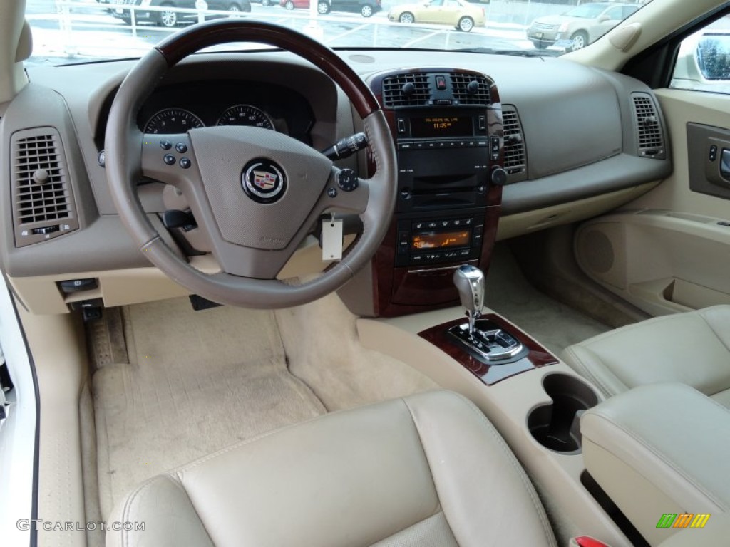 Cashmere Interior 2007 Cadillac CTS Sedan Photo #76991455