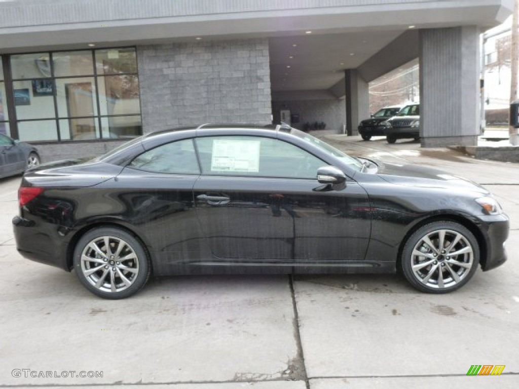 Obsidian Black 2013 Lexus IS 250 C Convertible Exterior Photo #76991473