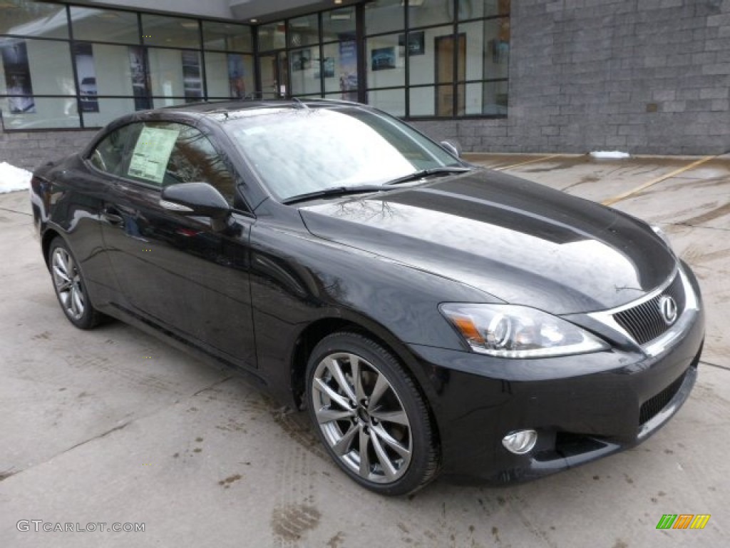 Obsidian Black 2013 Lexus IS 250 C Convertible Exterior Photo #76991493