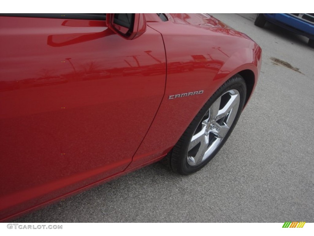 2010 Camaro LS Coupe - Victory Red / Black photo #8