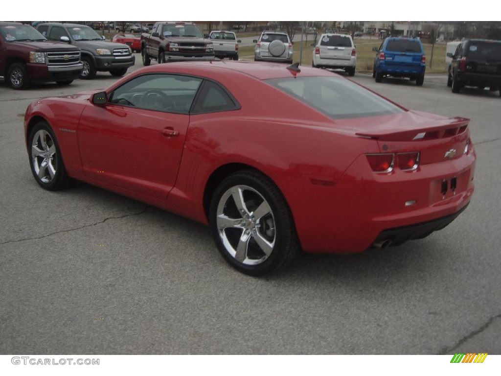 2010 Camaro LS Coupe - Victory Red / Black photo #13