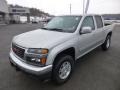 2012 Pure Silver Metallic GMC Canyon SLE Crew Cab 4x4  photo #3