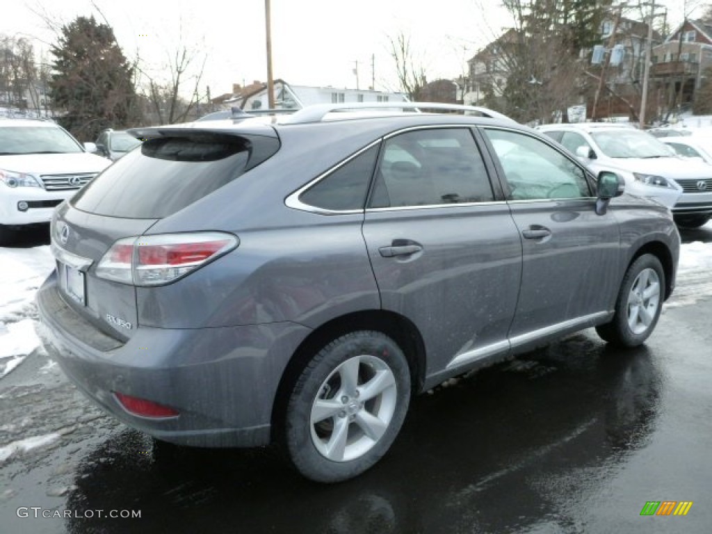 2013 RX 350 AWD - Nebula Gray Pearl / Light Gray/Ebony Birds Eye Maple photo #4