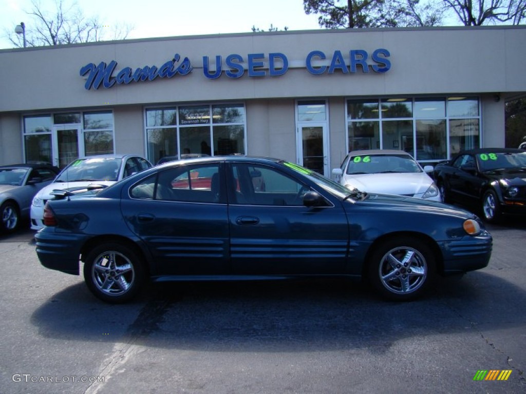 2002 Grand Am SE Sedan - Dark Tropic Teal Metallic / Dark Pewter photo #2