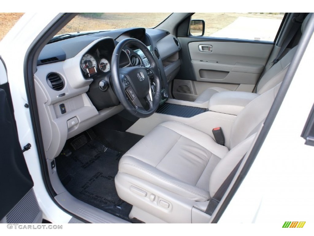 Gray Interior 2011 Honda Pilot EX-L Photo #76992930