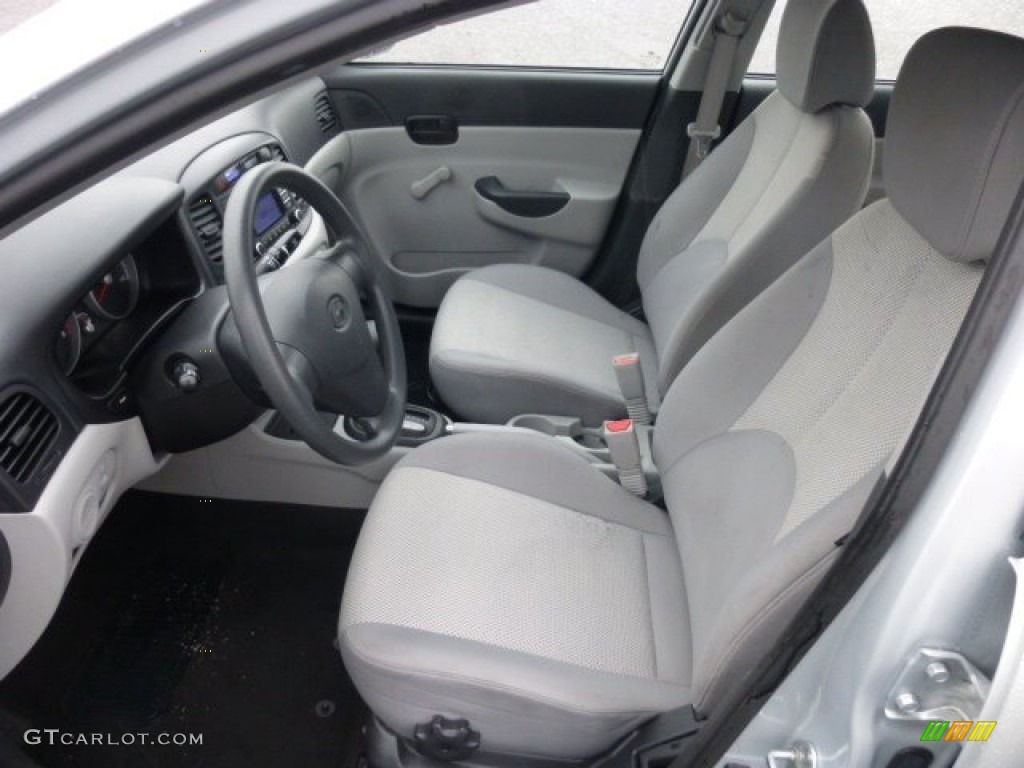 Gray Interior 2011 Hyundai Accent GLS 4 Door Photo #76993071