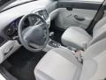 Gray 2011 Hyundai Accent GLS 4 Door Interior Color