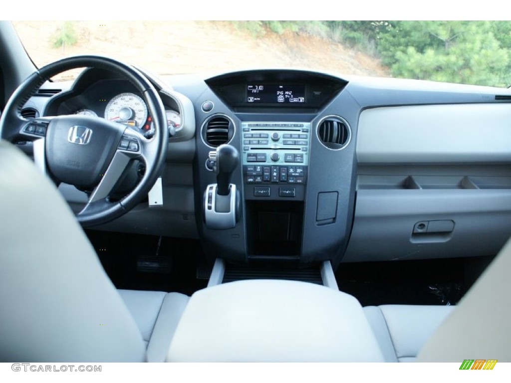 2011 Honda Pilot EX-L 4WD Gray Dashboard Photo #76993469