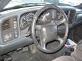 Graphite 2002 Chevrolet Silverado 2500 LS Crew Cab 4x4 Steering Wheel