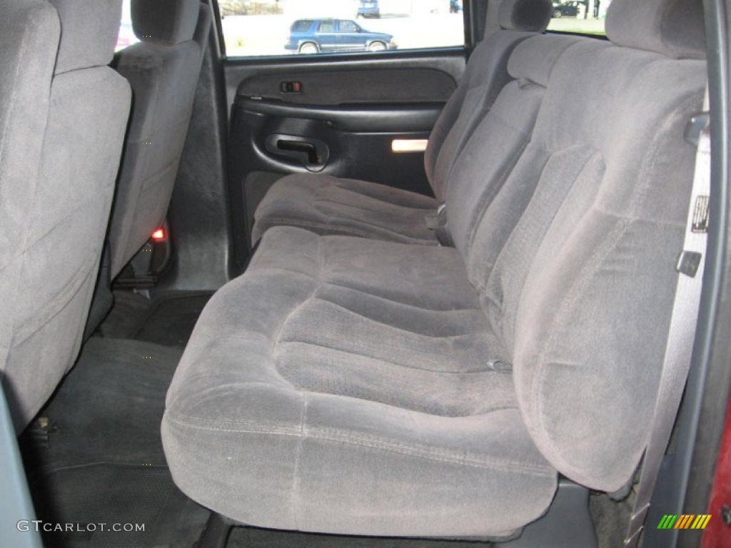 Graphite Interior 2002 Chevrolet Silverado 2500 LS Crew Cab 4x4 Photo #76993728