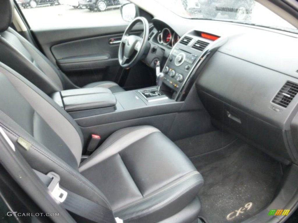 Black Interior 2012 Mazda CX-9 Touring AWD Photo #76993797