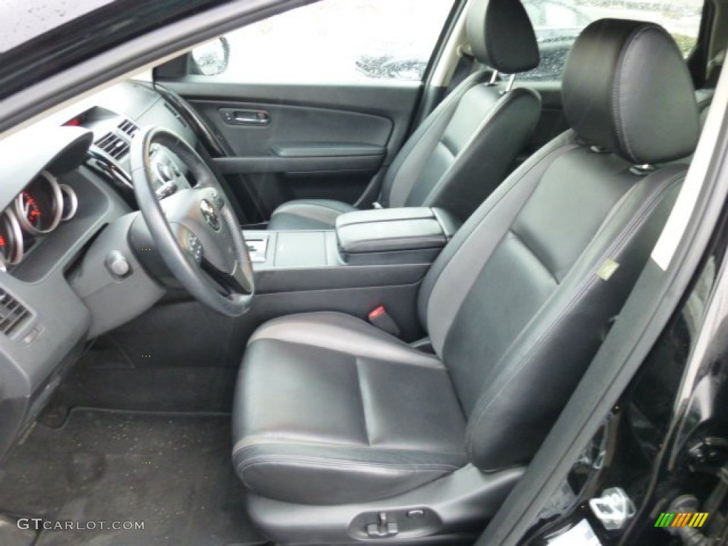 Black Interior 2012 Mazda CX-9 Touring AWD Photo #76993926