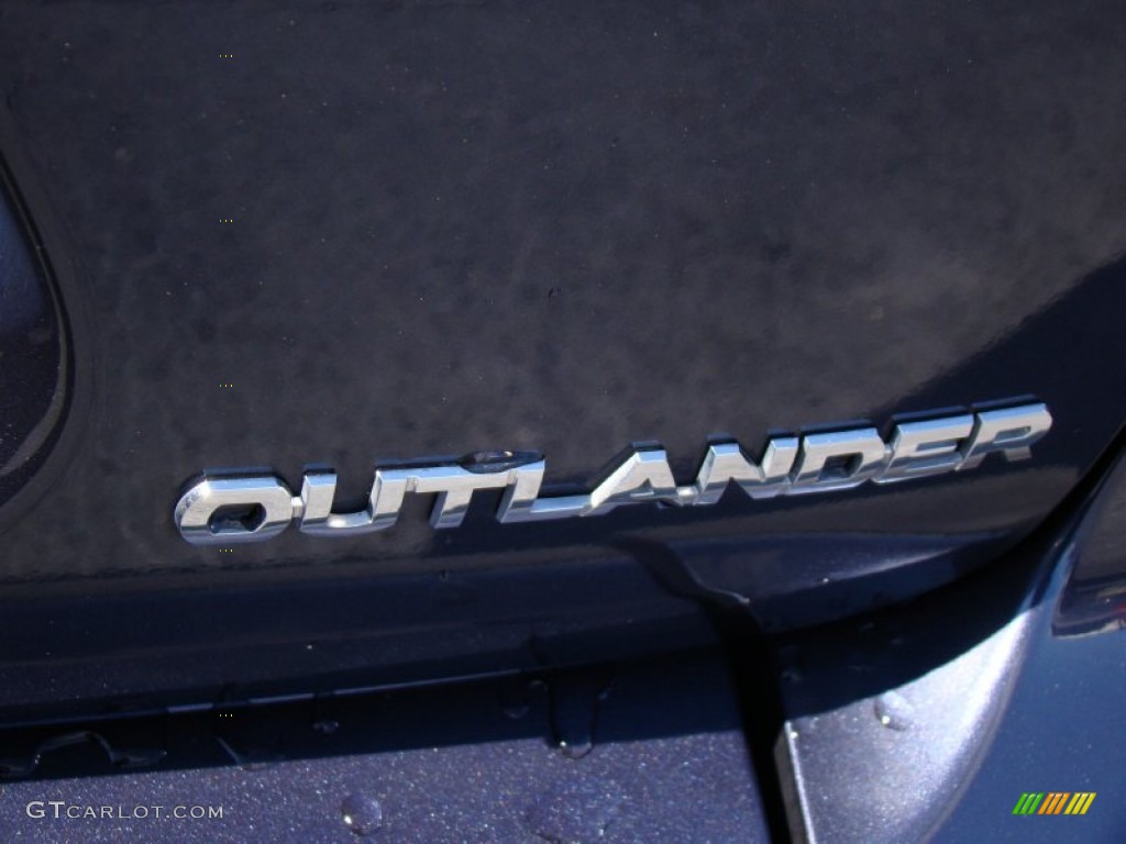 2009 Outlander XLS - Deep Blue Metallic / Beige photo #33