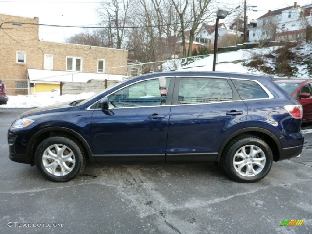 Stormy Blue Mica 2012 Mazda CX-9 Touring AWD Exterior Photo #76994716