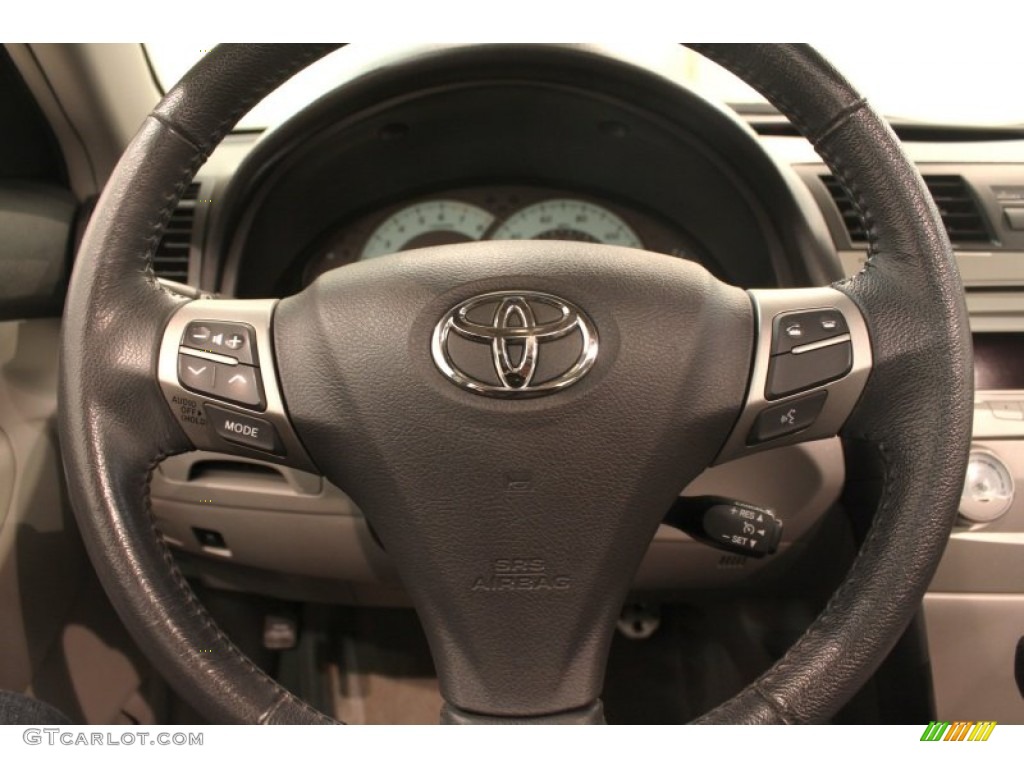 2010 Toyota Camry SE Ash Gray Steering Wheel Photo #76994766