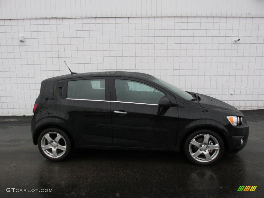 2012 Sonic LTZ Hatch - Black / Jet Black/Dark Titanium photo #2