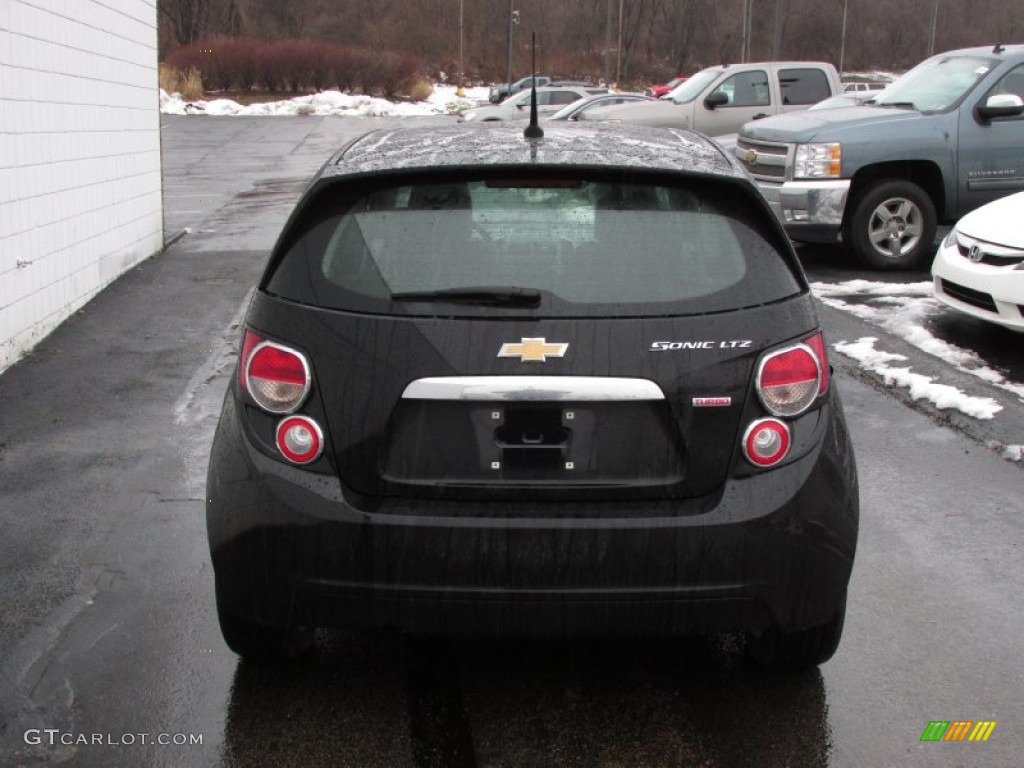 2012 Sonic LTZ Hatch - Black / Jet Black/Dark Titanium photo #7