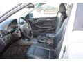 1999 BMW 3 Series Black Interior Front Seat Photo