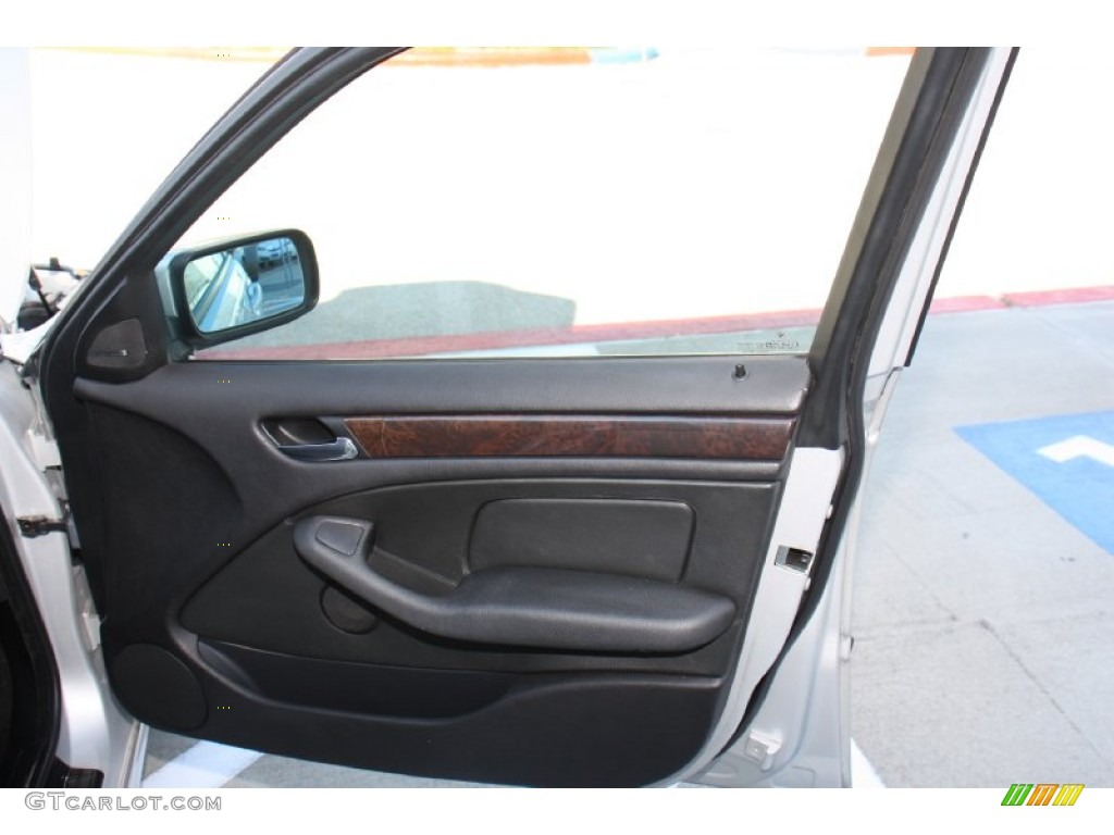 1999 3 Series 323i Sedan - Titanium Silver Metallic / Black photo #15