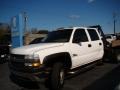 2002 Summit White Chevrolet Silverado 3500 LT Crew Cab 4x4 Chassis  photo #22