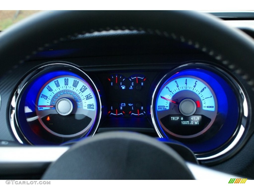 2012 Ford Mustang GT Premium Coupe Gauges Photo #76995813